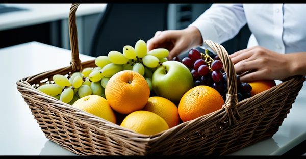 Découvrez les bienfaits d'un panier de fruits au travail